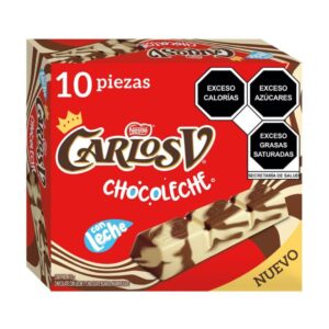 Carlos V Choco Leche 10Pzas